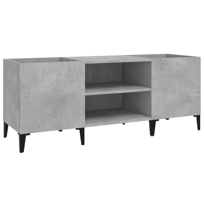 Plattenschrank Betongrau 121x38x48 cm Holzwerkstoff - Pazzar.ch