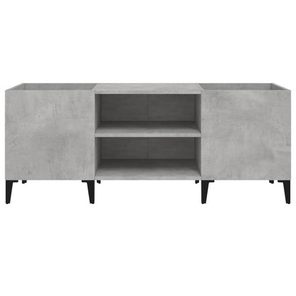 Plattenschrank Betongrau 121x38x48 cm Holzwerkstoff - Pazzar.ch