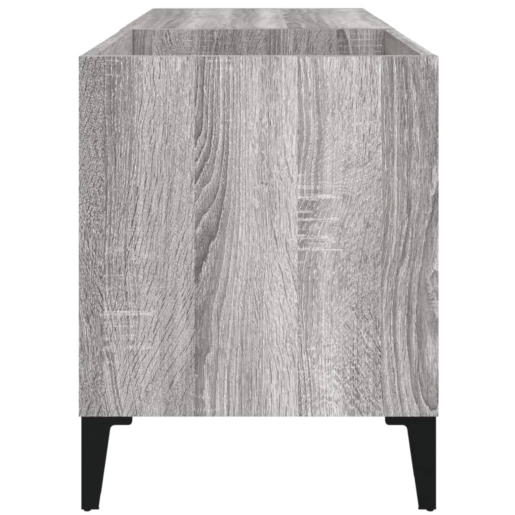 Plattenschrank Grau Sonoma 84,5x38x48 cm Holzwerkstoff - Pazzar.ch