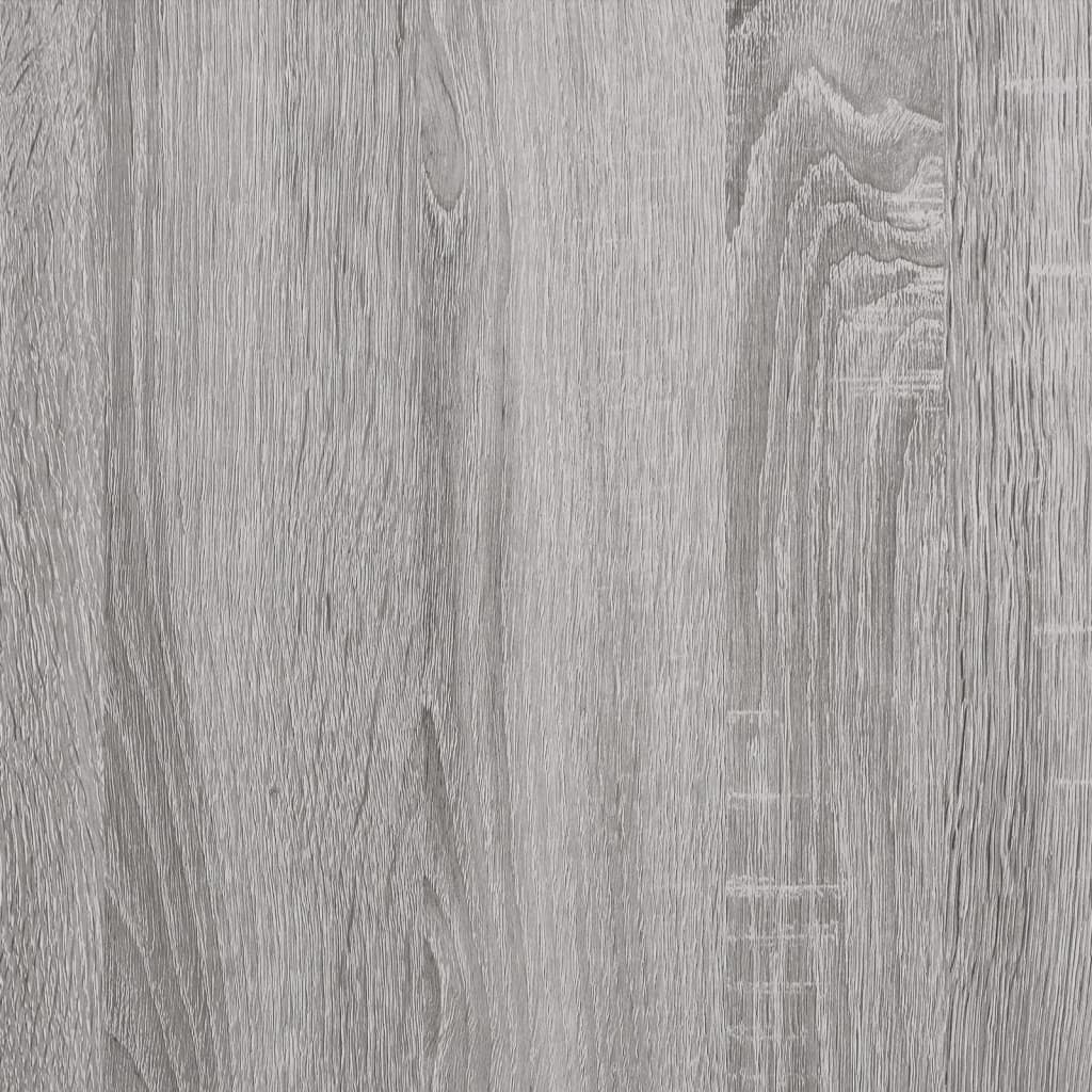 Plattenschrank Grau Sonoma 84,5x38x48 cm Holzwerkstoff - Pazzar.ch