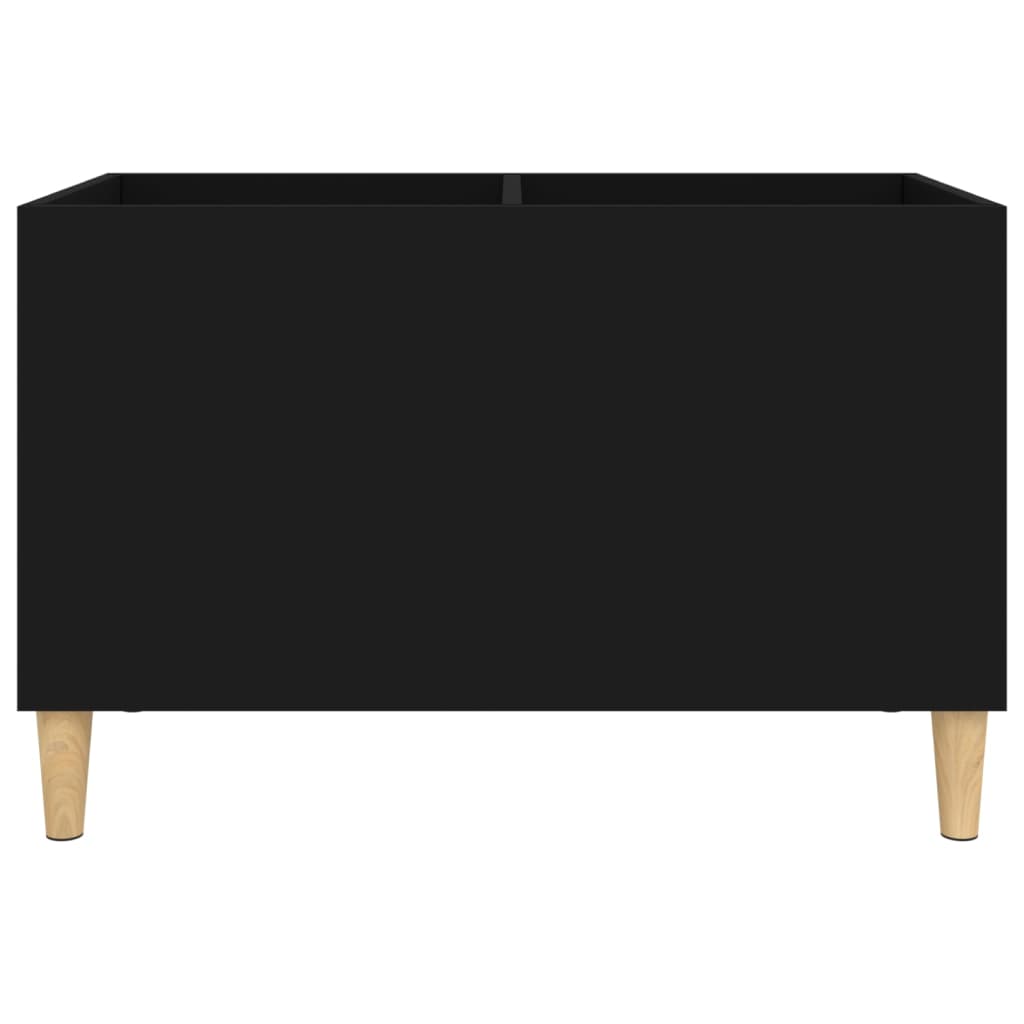 Plattenschrank Schwarz 74,5x38x48 cm Holzwerkstoff - Pazzar.ch