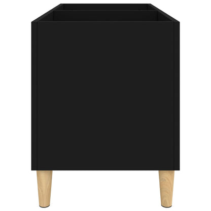 Plattenschrank Schwarz 74,5x38x48 cm Holzwerkstoff - Pazzar.ch