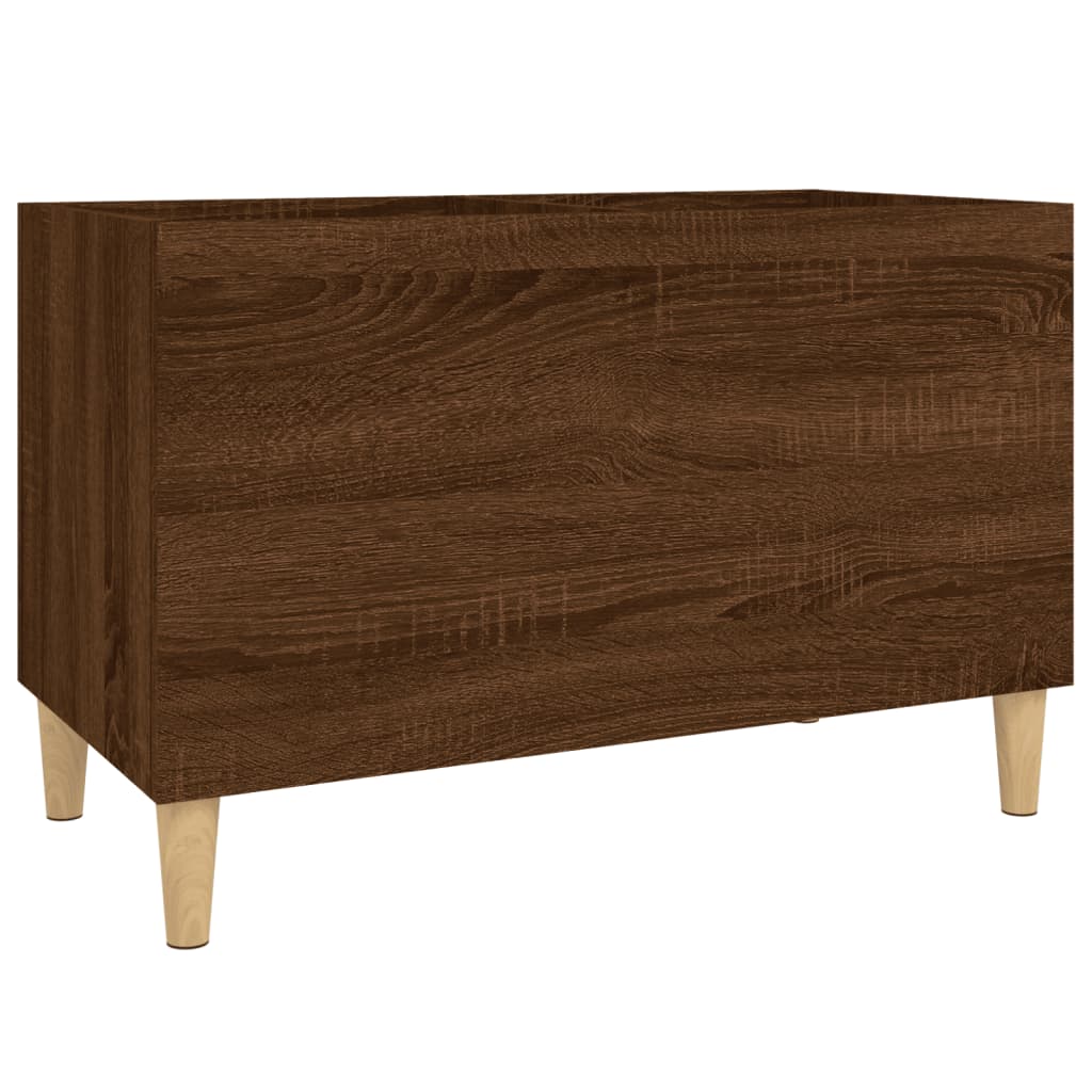 Plattenschrank Braun Eichen-Optik 74,5x38x48 cm Holzwerkstoff - Pazzar.ch