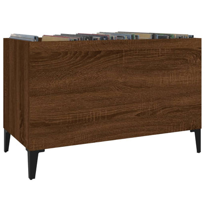 Plattenschrank Braun Eichen-Optik 74,5x38x48 cm Holzwerkstoff - Pazzar.ch