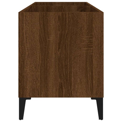 Plattenschrank Braun Eichen-Optik 74,5x38x48 cm Holzwerkstoff - Pazzar.ch
