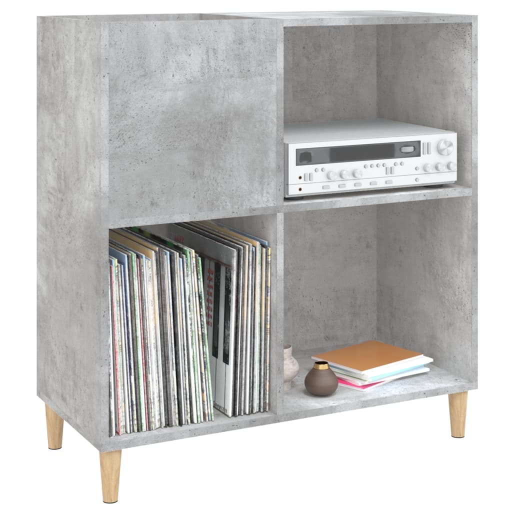 Plattenschrank Betongrau 84,5x38x89 cm Holzwerkstoff - Pazzar.ch