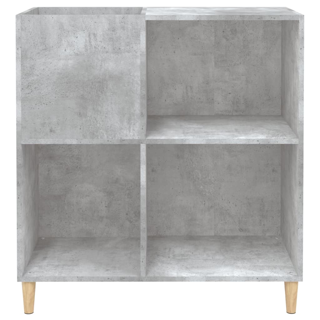 Plattenschrank Betongrau 84,5x38x89 cm Holzwerkstoff - Pazzar.ch
