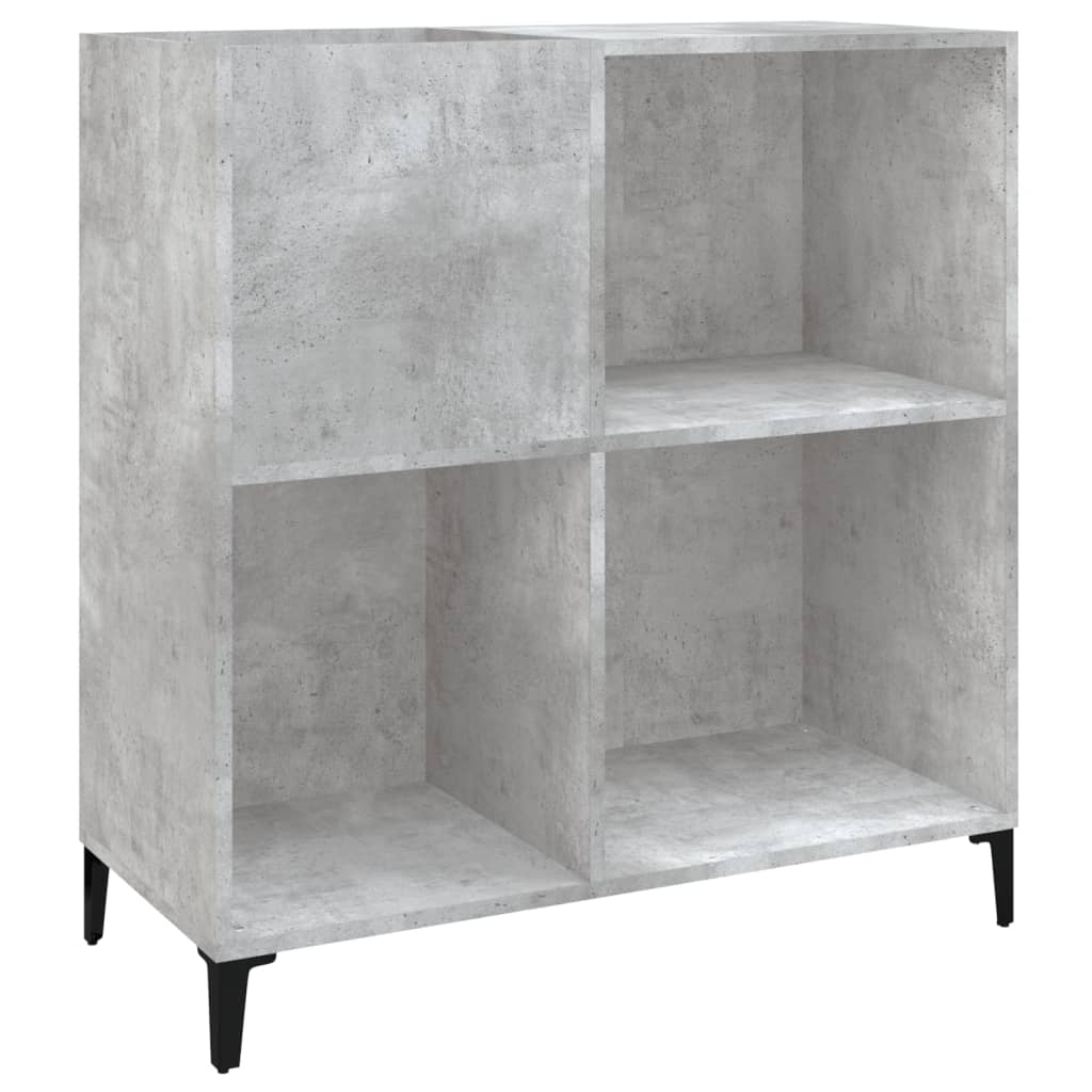 Plattenschrank Betongrau 84,5x38x89 cm Holzwerkstoff - Pazzar.ch