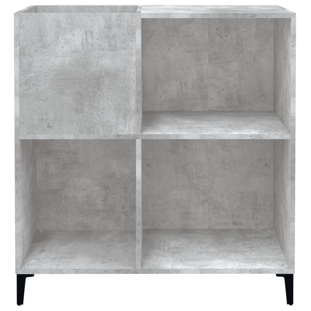 Plattenschrank Betongrau 84,5x38x89 cm Holzwerkstoff - Pazzar.ch