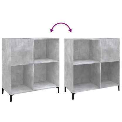 Plattenschrank Betongrau 84,5x38x89 cm Holzwerkstoff - Pazzar.ch