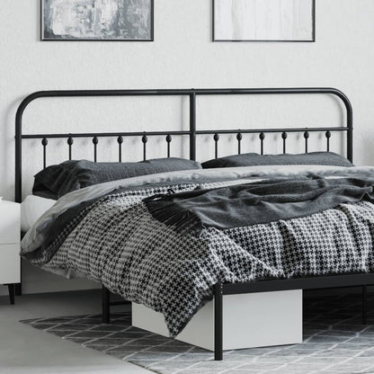 Kopfteil Metall Schwarz 193 cm - Pazzar.ch