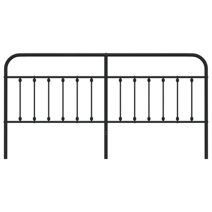 Kopfteil Metall Schwarz 193 cm - Pazzar.ch