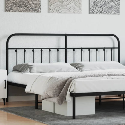 Kopfteil Metall Schwarz 193 cm - Pazzar.ch
