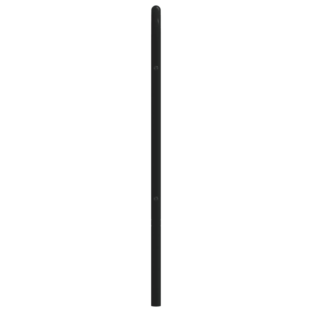 Kopfteil Metall Schwarz 200 cm