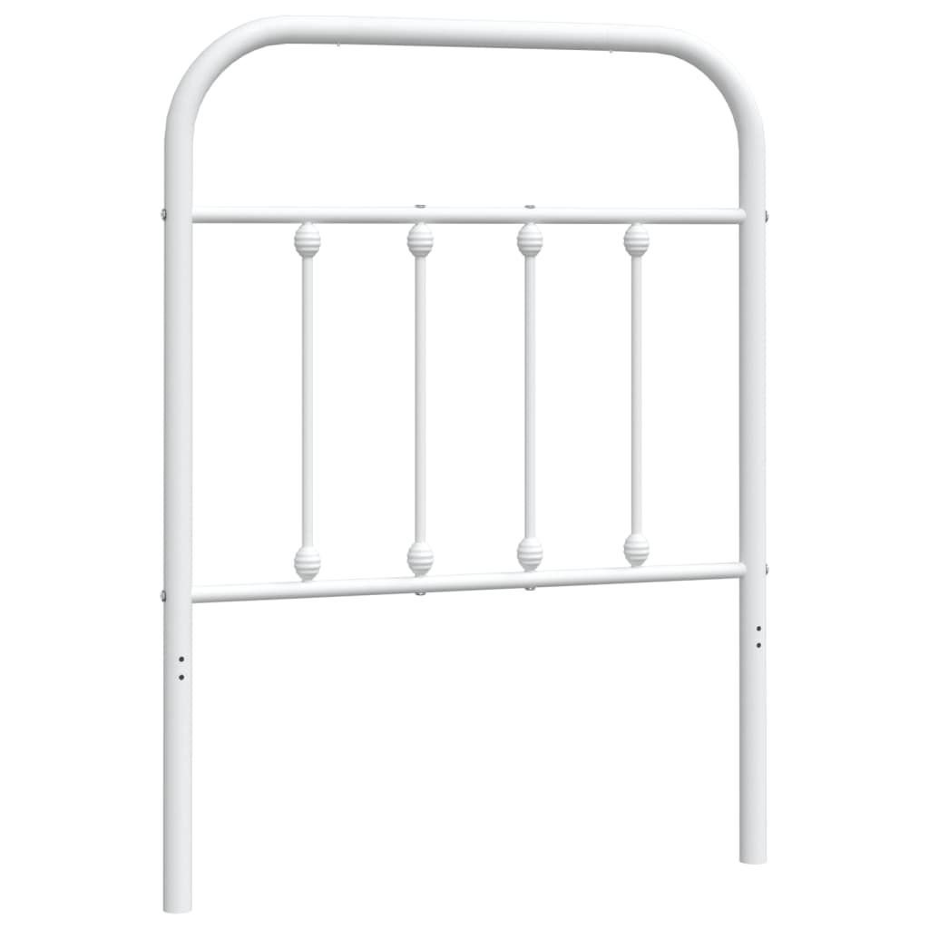 Kopfteil Metall Weiß 75 cm - Pazzar.ch