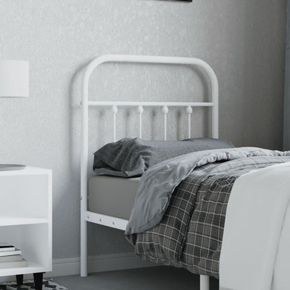 Kopfteil Metall Weiß 75 cm - Pazzar.ch
