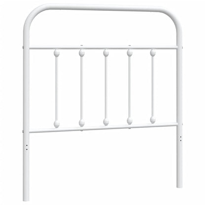 Kopfteil Metall Weiß 80 cm - Pazzar.ch