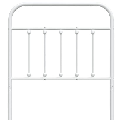Kopfteil Metall Weiß 80 cm - Pazzar.ch