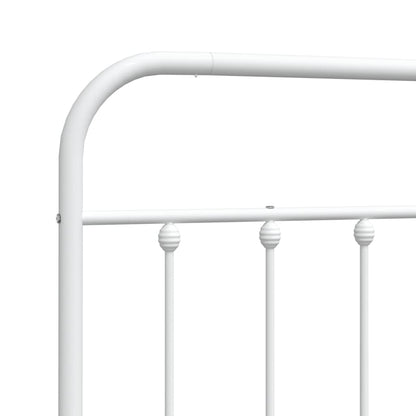 Kopfteil Metall Weiß 80 cm - Pazzar.ch