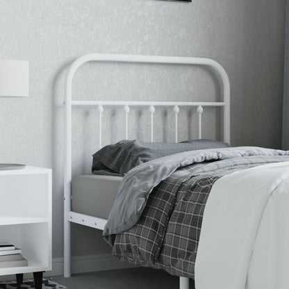 Kopfteil Metall Weiß 80 cm - Pazzar.ch