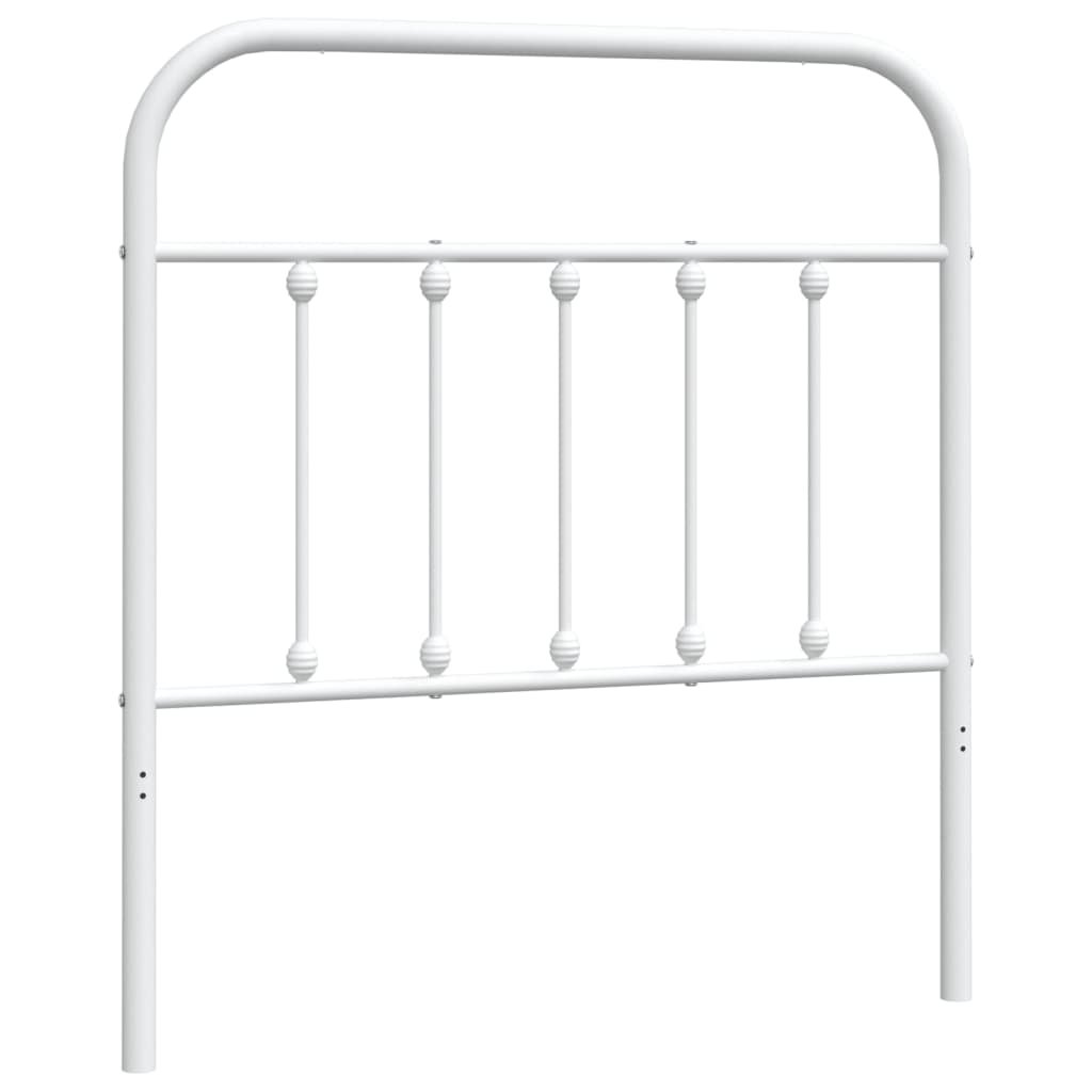 Kopfteil Metall Weiß 90 cm - Pazzar.ch