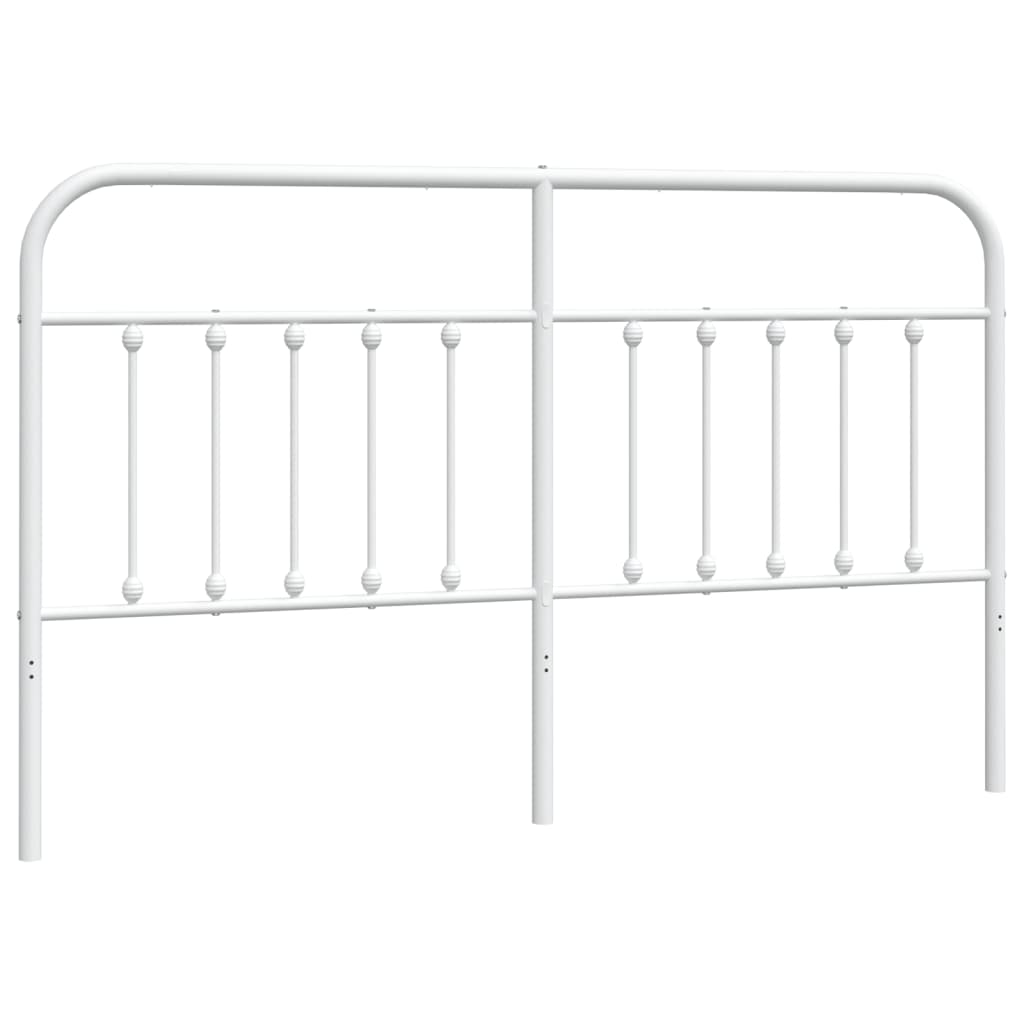 Kopfteil Metall Weiß 180 cm - Pazzar.ch