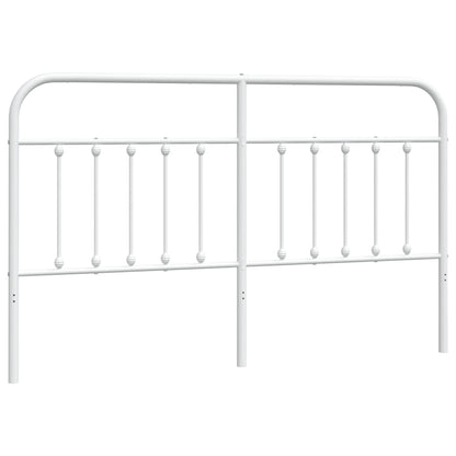 Kopfteil Metall Weiß 180 cm - Pazzar.ch