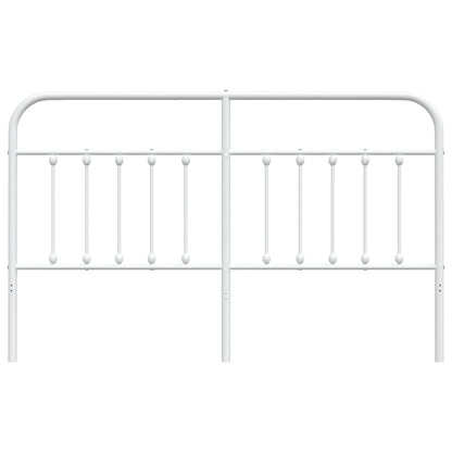 Kopfteil Metall Weiß 180 cm - Pazzar.ch