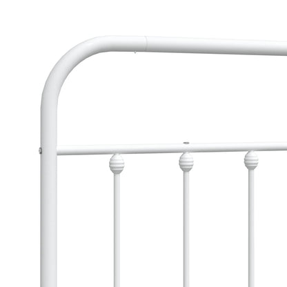 Kopfteil Metall Weiß 180 cm - Pazzar.ch