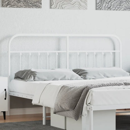 Kopfteil Metall Weiß 180 cm - Pazzar.ch
