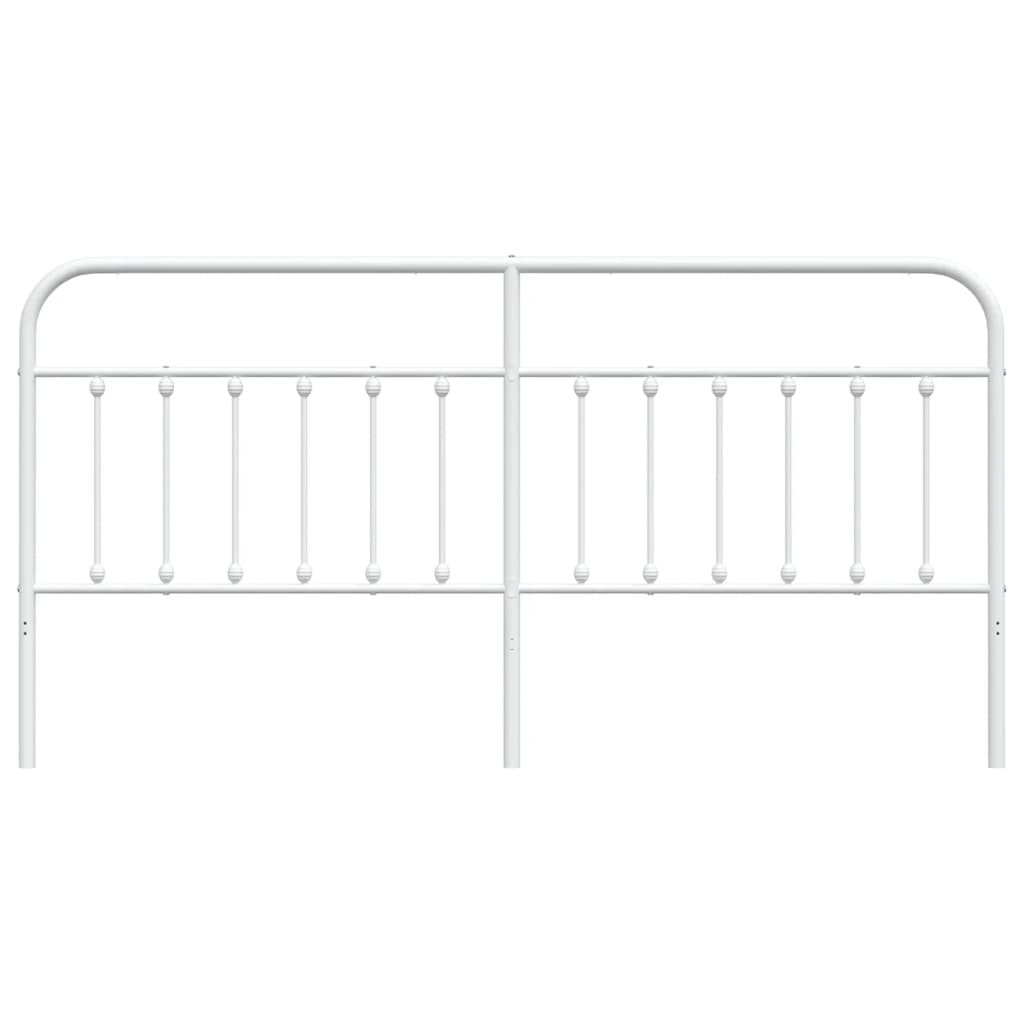 Kopfteil Metall Weiß 200 cm - Pazzar.ch