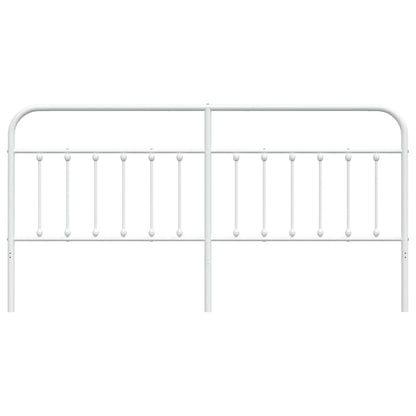 Kopfteil Metall Weiß 200 cm - Pazzar.ch
