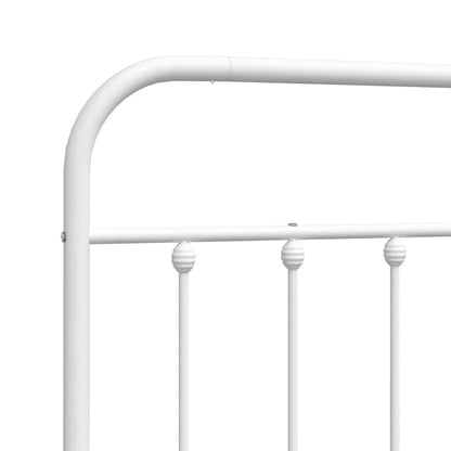 Kopfteil Metall Weiß 200 cm - Pazzar.ch