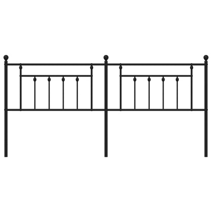 Kopfteil Metall Schwarz 200 cm - Pazzar.ch