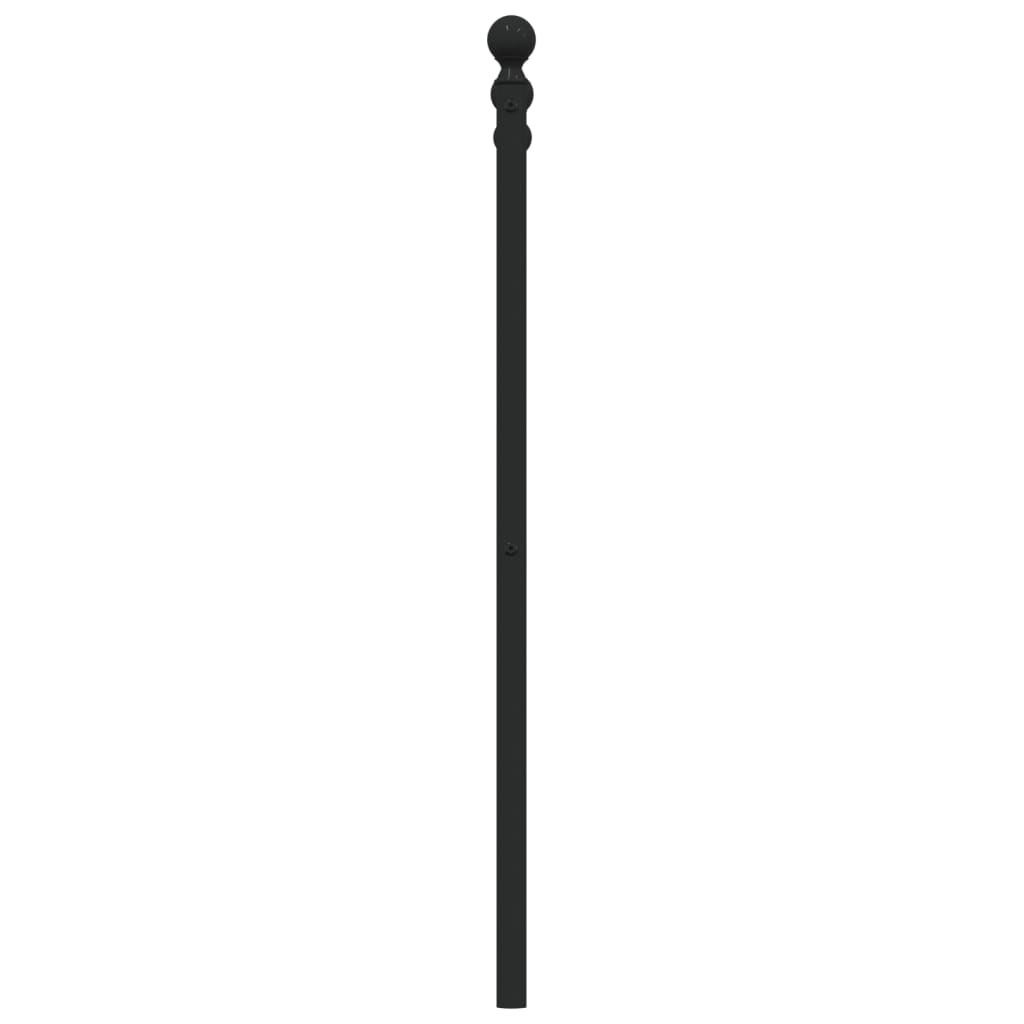 Kopfteil Metall Schwarz 200 cm - Pazzar.ch