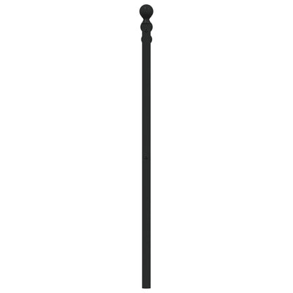 Kopfteil Metall Schwarz 200 cm - Pazzar.ch