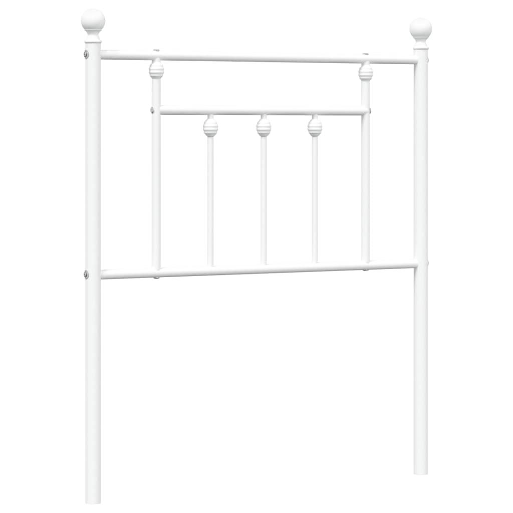 Kopfteil Metall Weiß 75 cm - Pazzar.ch