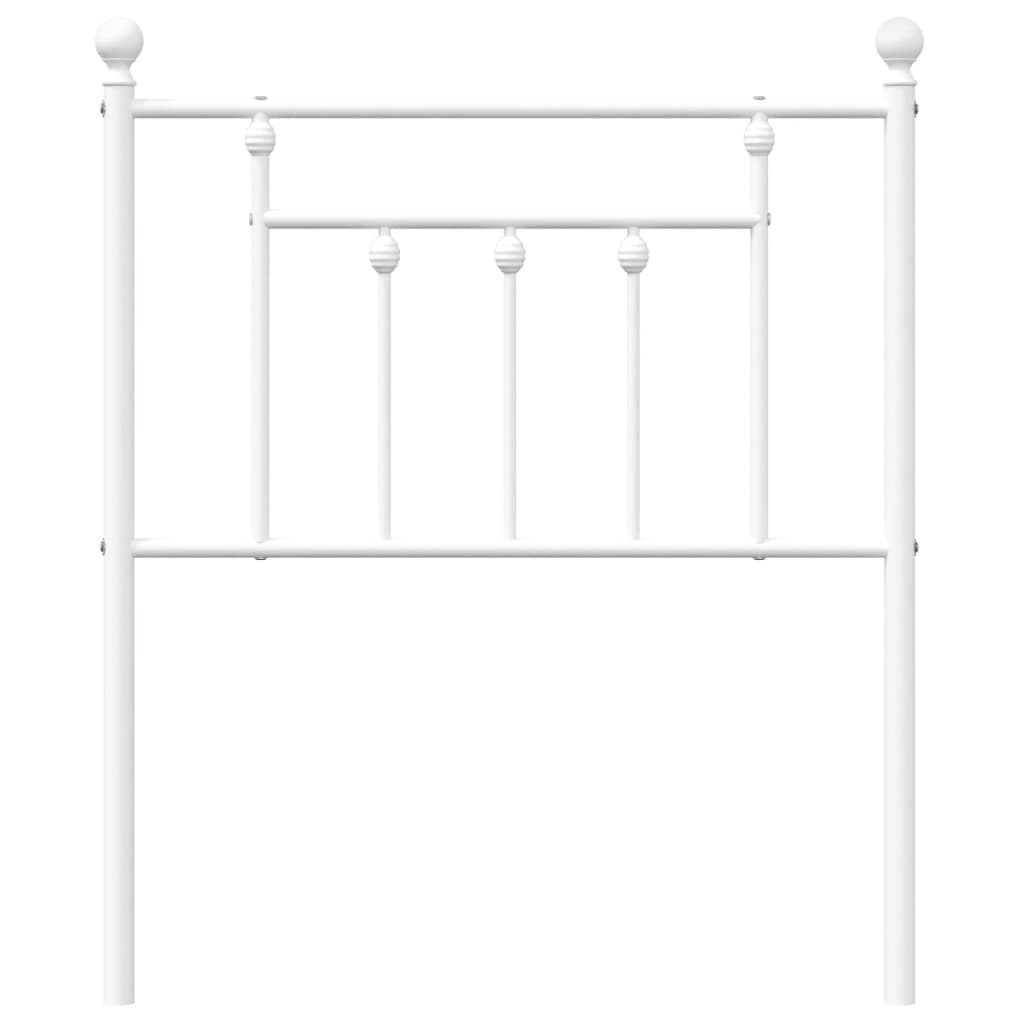 Kopfteil Metall Weiß 75 cm - Pazzar.ch
