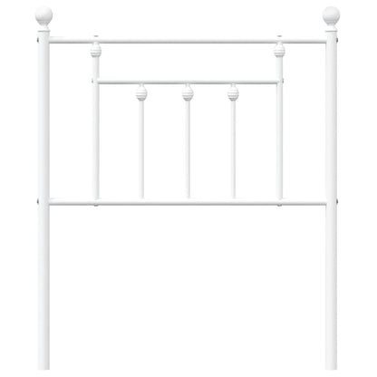 Kopfteil Metall Weiß 75 cm - Pazzar.ch