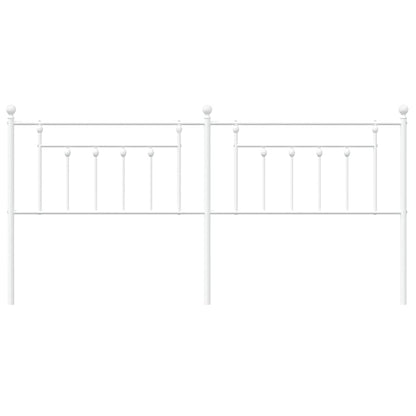 Kopfteil Metall Weiß 193 cm - Pazzar.ch