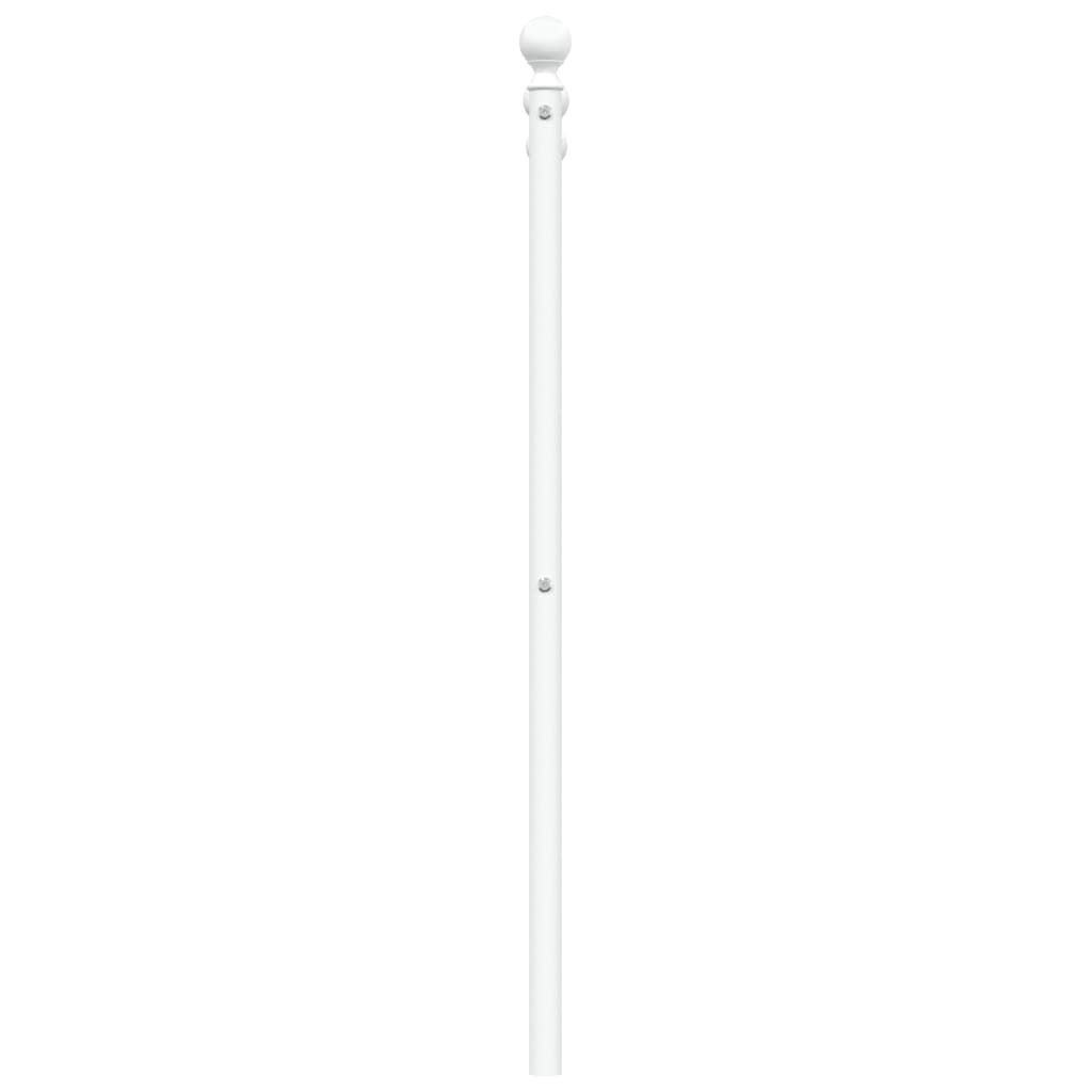 Kopfteil Metall Weiß 193 cm - Pazzar.ch