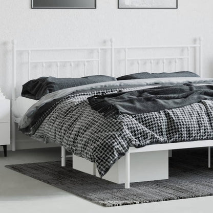 Kopfteil Metall Weiß 200 cm - Pazzar.ch