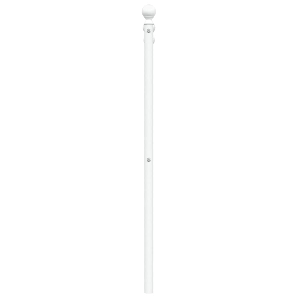 Kopfteil Metall Weiß 200 cm - Pazzar.ch