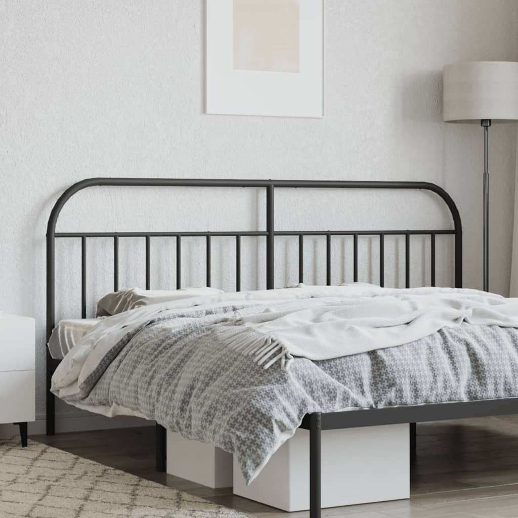 Kopfteil Metall Schwarz 193 cm - Pazzar.ch