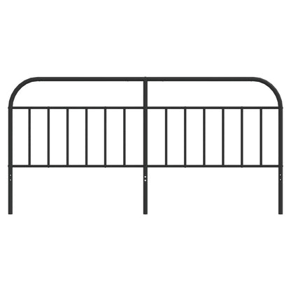Kopfteil Metall Schwarz 200 cm - Pazzar.ch