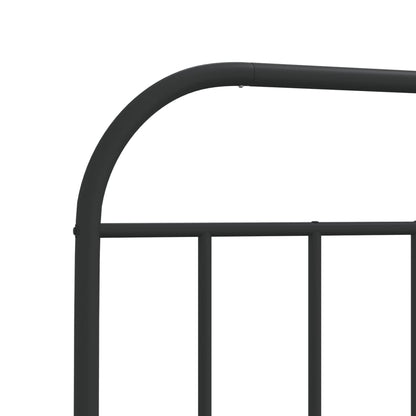 Kopfteil Metall Schwarz 200 cm - Pazzar.ch