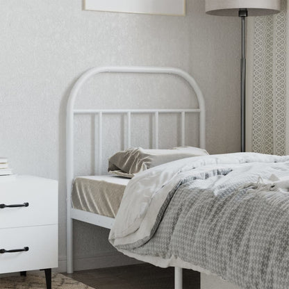 Kopfteil Metall Weiß 75 cm - Pazzar.ch