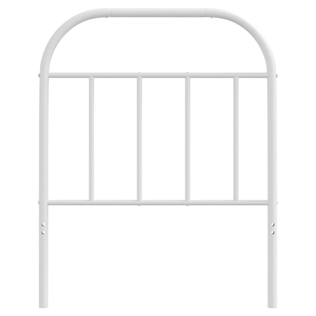 Kopfteil Metall Weiß 75 cm - Pazzar.ch