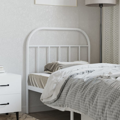 Kopfteil Metall Weiß 80 cm - Pazzar.ch