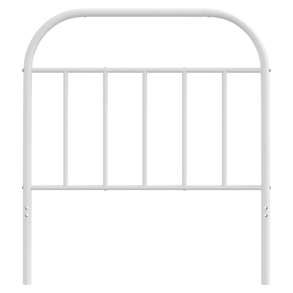 Kopfteil Metall Weiß 80 cm - Pazzar.ch